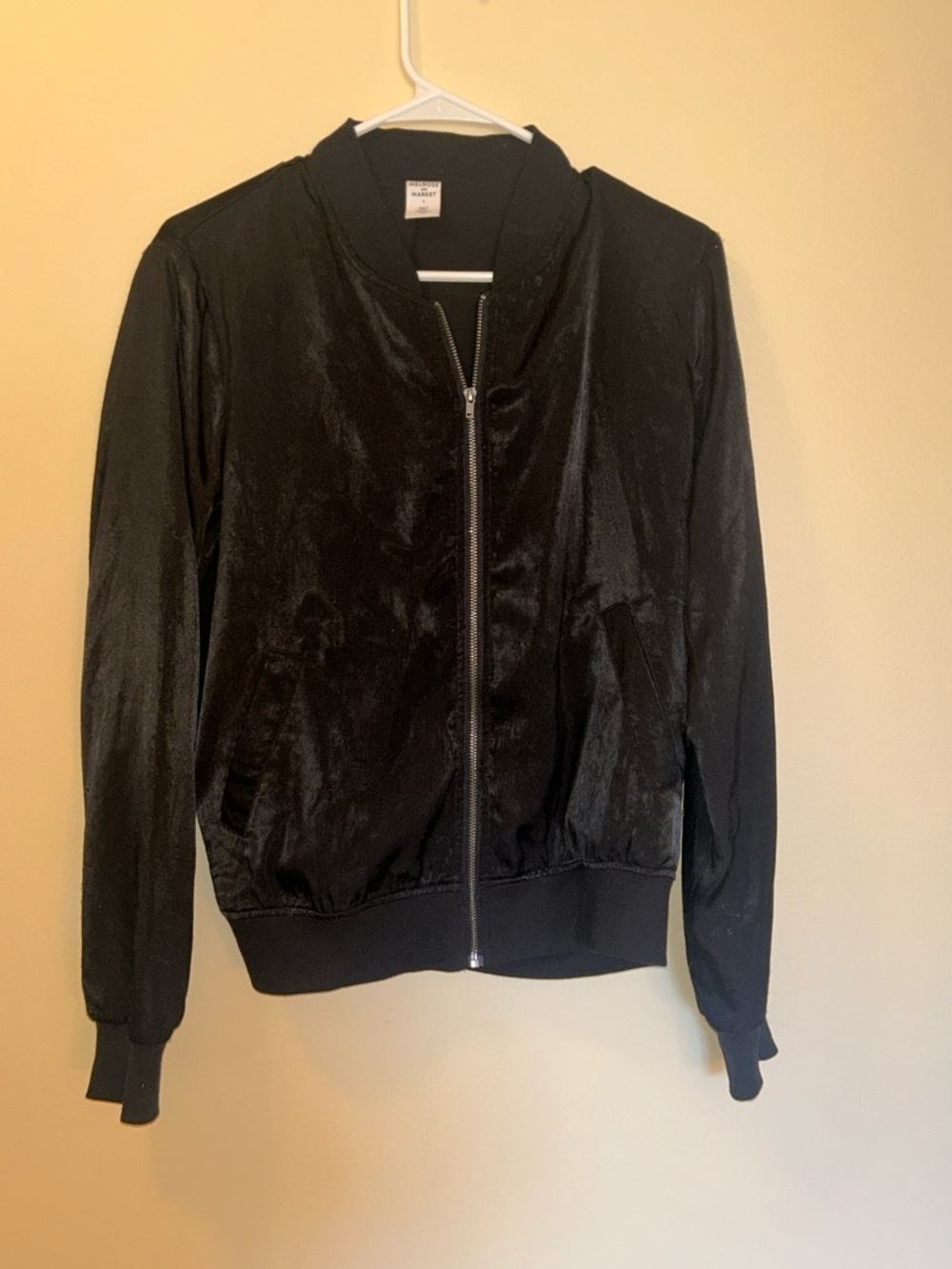 Melrose and Market Women’s Size S Lightweight Cropped Style Jacket Casual Zip-Up